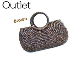 5のつく日はポイント10倍！！アウトレット品【訳あり】50％OFF♪全体的にくすみかごバック 天然素材 手作り♪ハンドメイド かごバッグ☆カゴバッグ レディース　カゴBAG-003