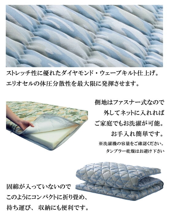 楽天市場】【正規販売店】 マニフレックス マニ・フトン カモ ダブル  