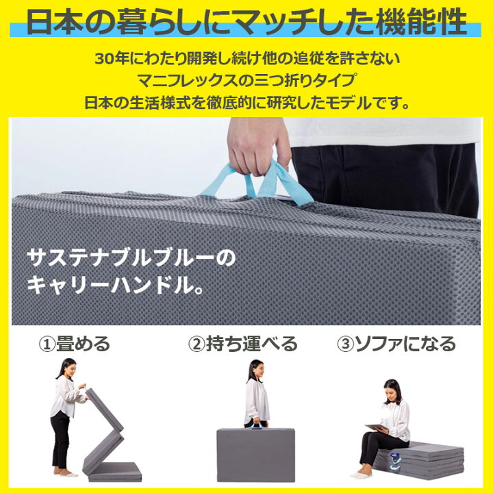 楽天市場】【正規販売店】 マニフレックス サステナブルウィング 