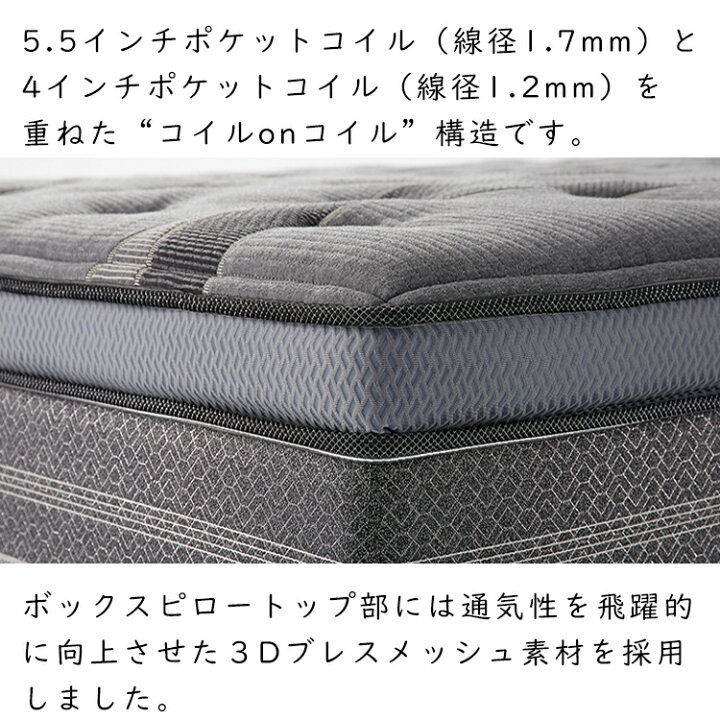 楽天市場】正規品販売店 シモンズ ダブルクッション ビューティレスト 