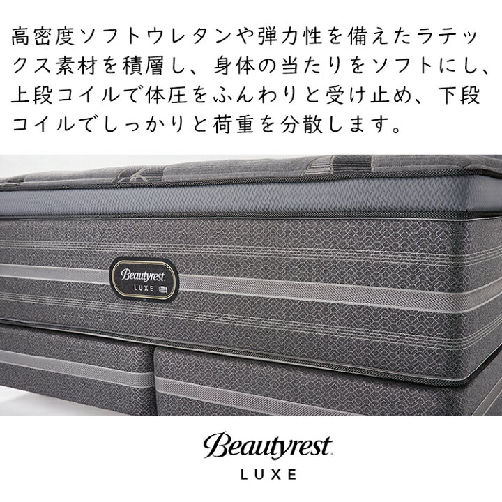 楽天市場】正規品販売店 シモンズ ダブルクッション ビューティレスト 