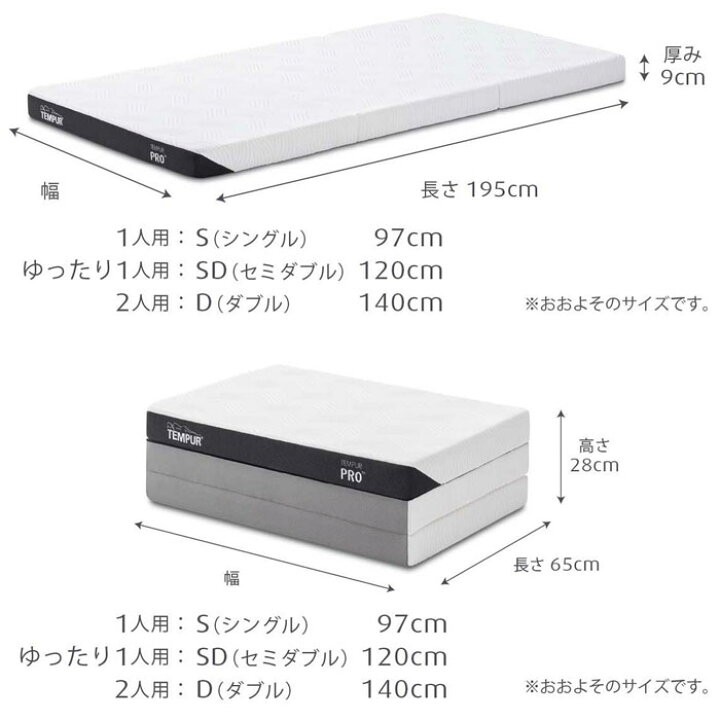 楽天市場】＼新生活応援！専用カバー付／テンピュール プロ フトン 