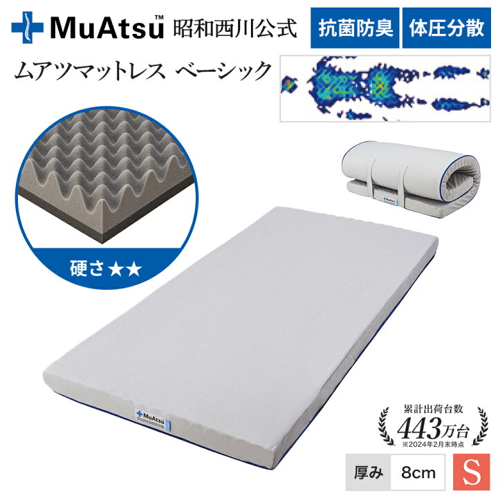 楽天市場】昭和西川 ムアツ マットレス シングル (ワイドシングル 