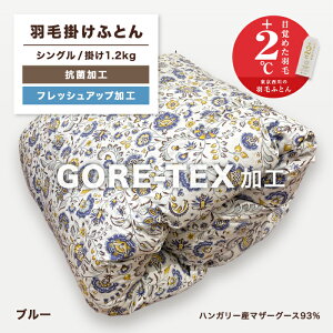 シングル布団 GORETEX ゴアテックス 東京西川 羽毛布団 高級 布団 シングル マザーグース 羽毛ふとん 羽布団 かけふとん 羽毛掛け布団 羽毛掛布団 掛け布団 掛布団 羽毛 高級 ハンガリー産 ダ