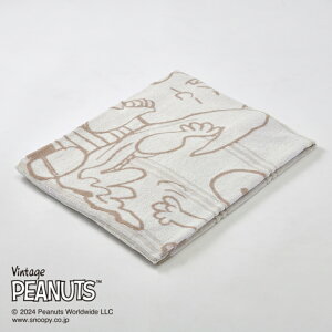 タオルケット 西川のタオルケット ピーナッツ PEANUTS スヌーピー MORE SLEEP PEANUTS シングル シングルサイズ シングルケット スヌーピー柄 かわいい キャラクター 日本製 ジャガード織 綿毛布 洗