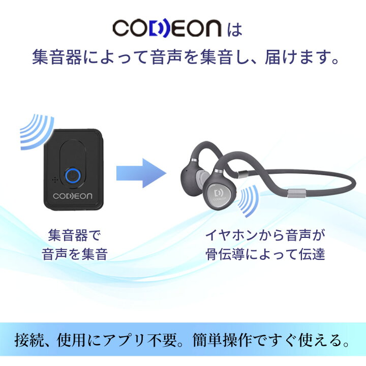楽天市場】【0のつく日限定 5000円オフクーポン配布中】骨伝導 集音器 