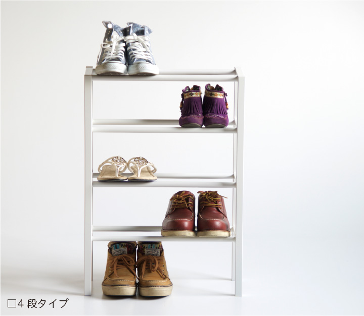 日本製 「木製シューズラック（1段）」 シューズボックス 下駄箱 玄関収納 スリッパラック 石崎家具 | スリーピー楽天市場店
