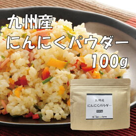 九州産 にんにく パウダー 100g 国産 九州産 ニンニクパウダー にんにく粉末 大蒜 大蒜粉末 無添加 ガーリック