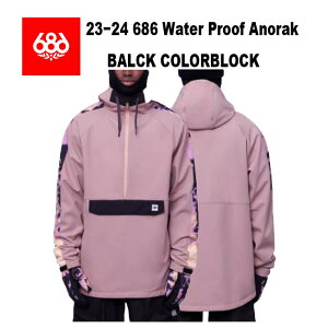 yV[YISALE !30%OFFz23-24 686 WATER PROOF ANORAK DUSTY MAUVE COLORBLOCK VbNXGCgVbNX EH[^[v[tAmbN Xm[{[hEFA