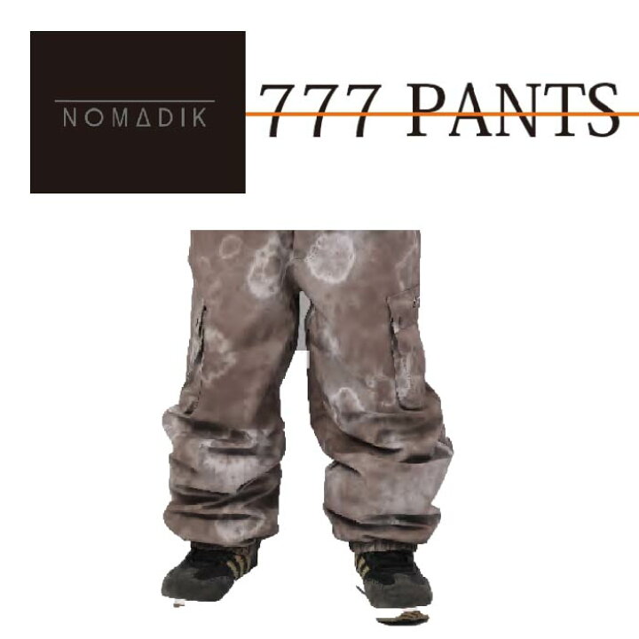 楽天市場】【発送可能】 24−25 NOMADIK 777 PANTS TIE DYE 