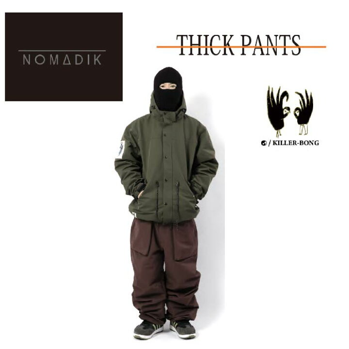 楽天市場】【発送可能】24−25 NOMADIK THICK PANTS PURPLE  