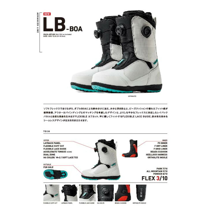楽天市場】25-26 FLUX LB-BOA フラックス エルビーボア メンズ 