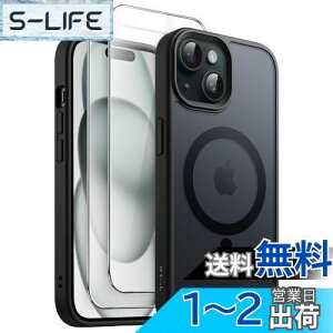 yzJETech 3 in 1 iPhone 15 6.1 C`p }Olbg P[X 2KXtBt MagSafeΉ }bgobN ϏՌX}zJo[ (ubN)