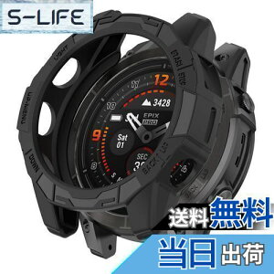 yzSHEAWA for Fenix 7X Pro P[X Jo[ یP[X ݊i Epix Pro 51mm TPUS یJo[ ϏՌ ANZT[ (ubN)