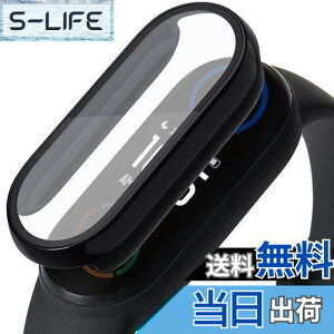 �y���������zMiimall�y�V�^��̌^�P�[�X�zXiaomi Mi Band 6/5/4/3 �P�[�X �S�ʕی� �w��h�~ PC+PET�ގ� �����ߗ� �Ռ��z�� ���h�~ �V���I�~ Mi Band 6 �J�o�[ �C�A�h�~ �E���ȒP �y�� ���^�i�u���b�N�j