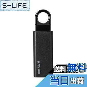 yzobt@[ BUFFALO mbNXCh USB3.1(Gen1) USB[ 64GB ubN RUF3-KS64GA-BK