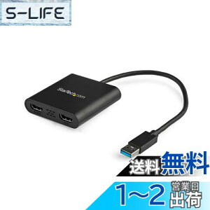 yzStarTech.com USB 3.0 - HDMIϊA_v^[/2/4K30Hz+1080p/Windowŝ macOS ChromeOS LinuxΉ USB32HD2