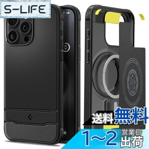 yzSpigen yn18N̋Zṕz iPhone 15 Pro P[X MagSafe ϏՌ ČRMILKi擾 }bg }Olbg ₷ J[{fUC Ռz 菝h~ MagSafe CX[d