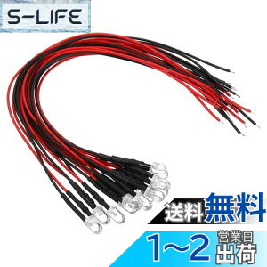 yzPATIKIL 3V - 6V 5mm LED_CI[h 12 zς ~jLEDCg d v RC DIY CWP[^[Ɩp bh