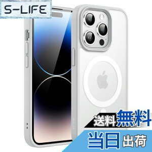 yzJETech iPhone 14 Pro 6.1C`p }Olbg P[X MagSafeɑΉ ̃}bgw ^ ϏՌ Jo[ (O[)