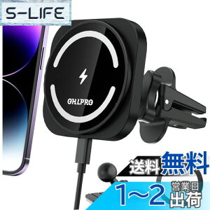 yzOHLPRO Mag-safe ԍ CX[d X}zz_[ }Olbg 15w GARo/_bV{[h iphone15/14/13/12V[YɓKp ԍڃX}zX^hiubNj