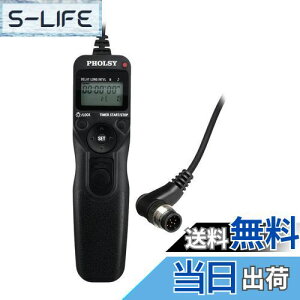 �y���������zPHOLSY N8 �^�C�}�[ �����[�g�R���g���[���[ �C���^�[�o�� �o���u �P�[�u�������[�Y Nikon �p Z8, Z9, D3, D4, D4s, D5, D6, D800, D850, D810, D700, D500, D300, D200, F6, F100, F5, F90, N90s, D1X, D2H, D3X