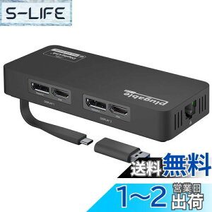 yzPlugable USB-C ϊOtBbNA_v^AfBXvCϊ Windows p fA 4K HDMI  DisplayPortAC[Tlbg|[gAUSB 3.0AUSB Type-C Ή