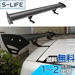 【送料無料】VEHSUN リアウイング 長さ112cm ハッチバック汎用 リアスポイラー GT ウイング スポイラー 穴開け不要 ルーフスポイラー アジャスタブル トランクスポイラー ウイングスポイラー