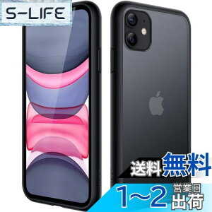 yzJETech }bgP[X iPhone 11 6.1C` ϏՌ~^[O[h̗h~ ̔̔wʓdbJo[ wh~ (ubN)