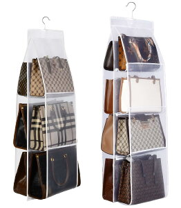 【送料無料】DIFEIUKI 吊り下げ収納 ウォールポケット 6段 ドア掛け収納式ポケット おもちゃ収納 帽子収納 スイングプルーフ防止 書類 タオル 下着 化粧品 ぬいぐるみ 小物入れ バッグ収納 多