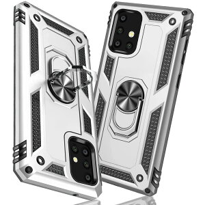 �y���������zTMUJWS Galaxy A51 5g�P�[�X �����O �ϏՌ� �Ռ��z�� ���h�~ �S�ʕی� �J�����ی� SC-54A SCG07 �J�o�[ �X�^���h�t�� TPU+PC�o���p�[ ��d�\�� 360�x��] �h�o �ԍڃz���_�[�Ή� �w��h�~ ��