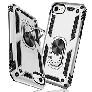 yziPhone 7 P[X/iPhone 8 P[X O ϏՌ Ռz h~ Sʕی Jی X^ht TPU+PCop[ wh~΍ d\ 360x] ho ԍڃz_[Ή ϖh~ 