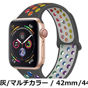 �y���������z[Ankersaila] �o���h �Ή� iWatch,�A�b�v���E�H�b�` �p�X�|�[�c�^�V���R�������o���h Compatible with iWatch Series 7/6/5/4/3/2/1/SE (38mm/40mm/41mm, ��/�}���`�J���[)