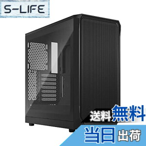 �y���������zFractal Design Focus 2 Black TG Clear Tint �G�A�t���[�d�� �����K���X�p�l���̗p ATX PC�P�[�X FD-C-FOC2A-01 CS8052
