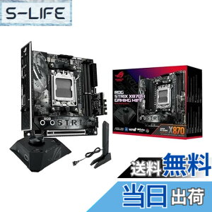 �y���������zASUS ROG STRIX X870-I GAMING WIFI AMD Ryzen 9000 �V���[�Y AM5 �Ή� X870 �`�b�v�Z�b�g���� Mini-ITX �}�U�[�{�[�h/�������K�㗝�X�i