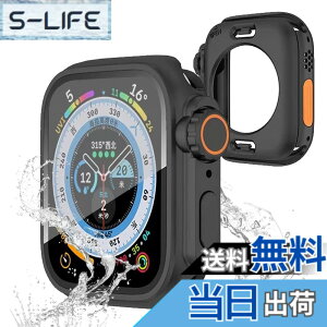 �y���������zTOORQR �Ή� Apple Watch Series 6/5/4/SE2/SE (40mm) �A�b�v���E�H�b�` �J�o�[360°�h���P�[�X ���b��Ultra��̌^ PC+�K���X�f�� �S�ʕی� �ϏՌ� �����ȒP Apple Watch�ی�J�o�[ �F�F�u���b�N�A�T