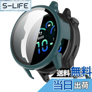 �y���������zINIAYOH For Garmin vivoactive 5 �J�o�[ �K�[�~�� vivoactive 5 �ی�P�[�X �����K���X�t�B����+���ϏՌ�PC�t���[�� ���˒ጸ �w��h�~ �y�ʃX�����݌v �F�F�O���[���A�T�C�Y�Fvivoactive 6