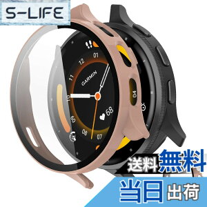 �y���������zINIAYOH For Garmin Venu 2 �J�o�[ �K�[�~�� Venu 2 �ی�P�[�X �����K���X�t�B����+���ϏՌ�PC�t���[�� ���˒ጸ �w��h�~ �y�ʃX�����݌v �F�F�s���N�A�T�C�Y�FVenu 3S