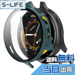�y���������zINIAYOH For Garmin Venu 2 �J�o�[ �K�[�~�� Venu 2 �ی�P�[�X �����K���X�t�B����+���ϏՌ�PC�t���[�� ���˒ጸ �w��h�~ �y�ʃX�����݌v �F�F�O���[���A�T�C�Y�FVenu 3S