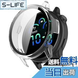 �y���������zINIAYOH For Garmin vivoactive 5 �J�o�[ �K�[�~�� vivoactive 5 �ی�P�[�X �����K���X�t�B����+���ϏՌ�PC�t���[�� ���˒ጸ �w��h�~ �y�ʃX�����݌v �F�F�N���A�A�T�C�Y�Fvivoactive 6