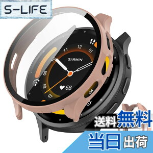 �y���������zJXRICH �Ή� Garmin Venu 3 �P�[�X �Ή� 45mm �y�� PC+�����K���X �K�[�~�� Venu3�p �ی�J�o�[ �����x �����ȒP �ϏՌ� �S�ʕی� venu 3 �p �J�o�[ 45mm �P�[�X�Ή� �F�F�s���N�A�T�C�Y�FGarmin