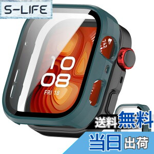 �y���������zJXRICH �Ή� HUAWEI WATCH FIT 4 Pro �P�[�X �Ή� �y�� PC+�����K���X �ی�J�o�[ �����x �����ȒP �ϏՌ� �S�ʕی� �t�@�[�E�F�CWATCH FIT 4 Pro �J�o�[�Ή� �F�F�O���[��