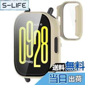 �y���������zJXRICH �Ή� xiaomi redmi watch 5 lite �P�[�X �Ή� �y�� PC+�����K���X �V���I�~ Redmi Watch 5 Lite �p �ی�J�o�[ �����x �����ȒP �ϏՌ� �S�ʕی� Redmi Watch 5 Lite �J�o�[�Ή� �F�F�z���C�g