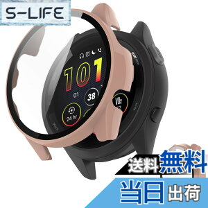 �y���������zINIAYOH For Garmin Forerunner 165 �J�o�[ �K�[�~�� Forerunner 165 �ی�P�[�X �����K���X�t�B����+���ϏՌ�PC�t���[�� ���˒ጸ �w��h�~ �y�ʃX�����݌v �F�F�s���N