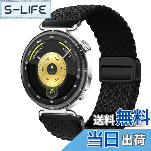 �y���������z[KeeFos] 18mm �o���h Huawei Watch GT6 41mm/GT5 Pro 42mm/GT5 41mm/GT4 41 mm/Huawei Watch 5 42mm �Ή� �����o���h �i�C���� �ґg �ւ��x���g ���C�o�b�N���t�� �}�O�l�b�g�� �����x���g �t�@�[�E�F�C 