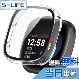 �y���������zKANOYO �Ή� Fitbit Sense 2/Versa 4 �P�[�X Fitbit sense2/Versa 4 �J�o�[ �[�d�Ή� �S�ʕی� PC�f��+�����K���X�t�B���� ��̌^ �ی�P�[�X �E���ȒP �ϏՌ� �w��h�~ ���h�~ �L�Y�h�~(�u���b