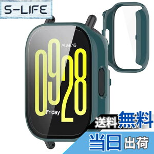 �y���������zJXRICH �Ή� xiaomi redmi watch 5 lite �P�[�X �Ή� �y�� PC+�����K���X �V���I�~ Redmi Watch 5 Lite �p �ی�J�o�[ �����x �����ȒP �ϏՌ� �S�ʕی� Redmi Watch 5 Lite �J�o�[�Ή� �F�F�O���[��