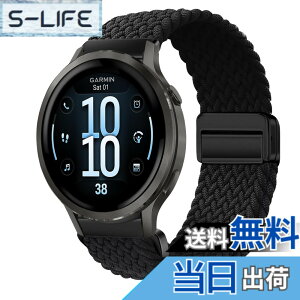 �y���������z[KeeFos] 18mm �o���h Garmin(�K�[�~��) Venu 4 41mm/Venu 3S 41mm/2S/Forerunner 265S/255S/255S Music/Vivoactive 4S 40mm/Vivomove 3S 39mm/Active S/Move 3S �Ή� �����o���h �i�C���� �ґg �ւ��x���g ���C�o�b�N���t