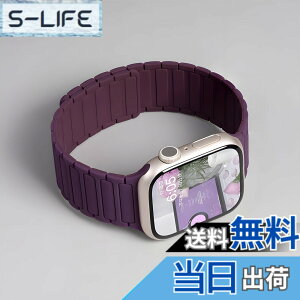 �y���������z[JUNOVA] for Apple Watch �o���h �V���R���}�O�l�b�g�X�g���b�v 38mm 39mm 40mm 41mm 42mm 42mm 44mm 45mm 46mm 49mm�Ή� Apple Watch Series 11(42mm)/10/9/8/7/6/5/4/SE/SE3�p �����Y ���f�B �F�F�v�������p�[�v��B