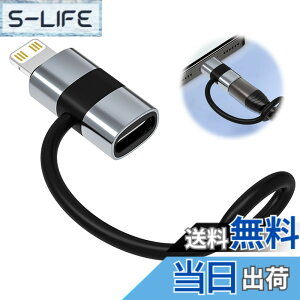 �y���������zlightning usb-c �ϊ��A�_�v�^ typec lightning �ϊ� 2���� ���@��Ή� USB-C����/iPad/iPhone 60W PD�����[�d �M�ی�݌v �[�d&�����\ �ő�480Mbps�]�����x �A���~����➑� �F�F���C�g�j���O